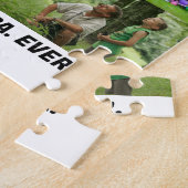 Aangepast beste opa ooit 6 fotocollage legpuzzel (Zijkant)