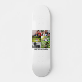 Aangepast beste opa ooit 6 fotocollage skateboard