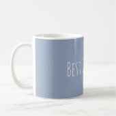 Aangepast beste pap ooit blauwe koffie Mok (Links)