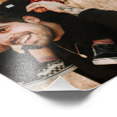 Aangepast beste pap ooit fotocollage foto afdruk (Hoek)