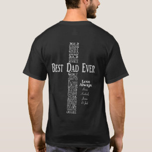 Aangepast beste pap-shirt, Christelijke pap-cadeau T-shirt