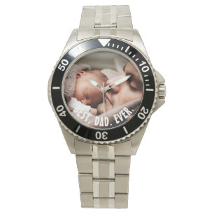 Aangepast beste vader ooit, foto horloge