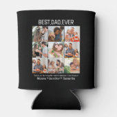 Aangepast beste vader ooit vaders Dag 9 Foto Colla Blikjeskoeler (Achterkant)