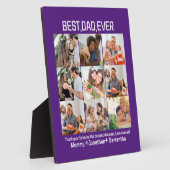 Aangepast beste vader ooit vaders Dag 9 Foto Colla Fotoplaat (Zijkant)