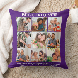 Aangepast beste vader ooit vaders Dag 9 Foto Colla Kussen