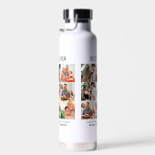 Aangepast beste vader ooit vaders Dag 9 Foto Colla Waterfles (Rechts)