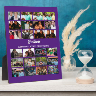 Aangepast beste vrienden voor Brothers Brothers Fo Fotoplaat