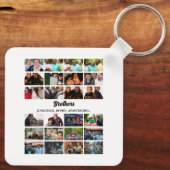 Aangepast beste vrienden voor Brothers Brothers Fo Sleutelhanger (Achterkant)