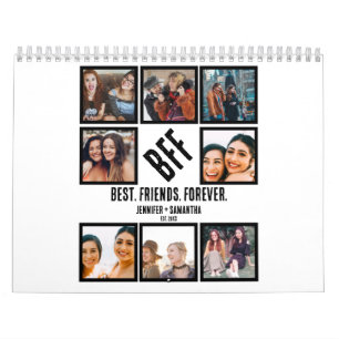 Aangepast beste vrienden voor ooit BFF 8 Foto Coll Kalender