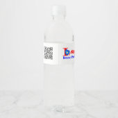 Aangepast bewerken waterfles etiket (Achterkant)
