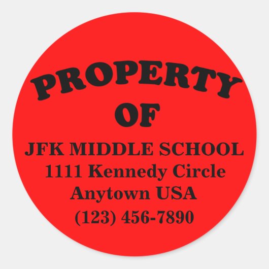 Aangepast bezit van stickers (Voorkant)