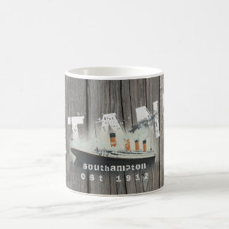 Aangepast bijtend hout Titanic Koffiemok