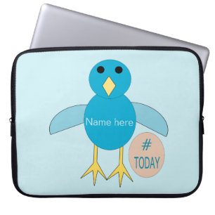 Aangepast blauw aangrijpingspakket voor jonge jong laptop sleeve