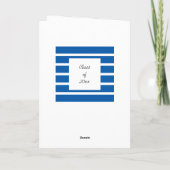 Aangepast blauw Afstuderen Kaart (Achterkant)