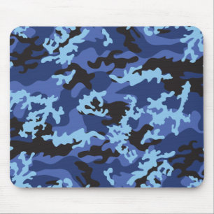 Aangepast blauw Camo Mousepad Muismat