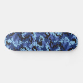 Aangepast blauw Camo Skateboard (Horizontaal)