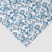 Aangepast blauw en wit Floral Porcelain China Tissuepapier (Detail)