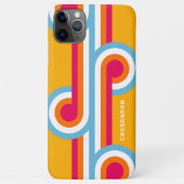 Aangepast blauw Oranje roze roodroze patroon Case-Mate iPhone Case (Achterkant)