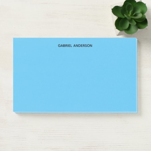 Aangepast blauw post-it® notes (Kantoor)