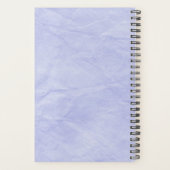 Aangepast blauw, professionele ingeschreven verple planner (Achterkant)