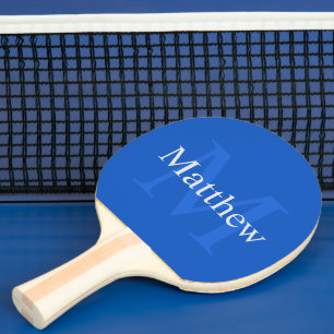 Aangepast blauw tafeltennisbatje