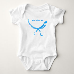 Aangepast blauw Tyrannosaurus Rex Romper