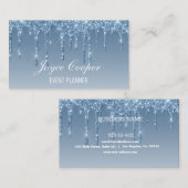 Aangepast blauw uiteinde visitekaartje (Voorkant / Achterkant)