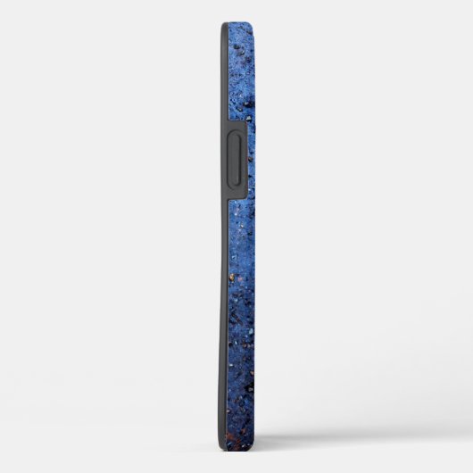 Aangepast blauw wit monogram op maat Case-Mate iPhone case (Achterkant / Rechts)