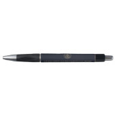 Aangepast Blauwe Gouden Logo Pen (Voorkant)