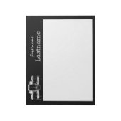 Aangepast blocnote met Vintage-auto (Gedraaid)