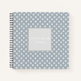 Aangepast bloemen gastenboek notitieboek
