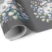 Aangepast bloemontwerp cadeaupapier (Rol Hoek)