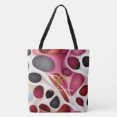 Aangepast: Blush Tones Bubble Array gepersonalisee Draagtas (Voorkant)