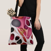 Aangepast: Blush Tones Bubble Array gepersonalisee Draagtas (Dichtbij)