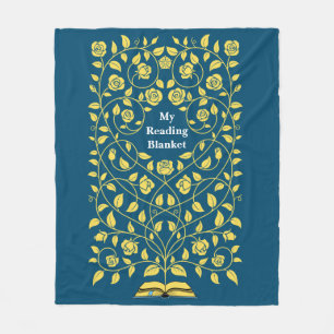 Aangepast  boek Hoesje lezen Fleece Deken