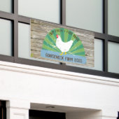 Aangepast Boerderij Verse eieren gebarentaal Kijk Spandoek (Buitenkant Gebouw)