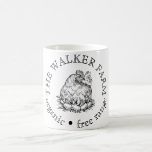 Aangepast Boerderij Zakelijke promotie Logo Koffiemok