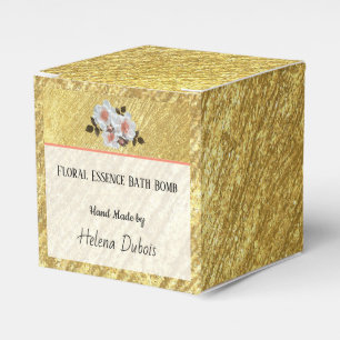 Aangepast bommen voor goud en pit Cadeaudoos Bedankdoosjes