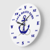 Aangepast bootanker grote klok (Hoek)
