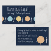 aangepast bord voor kleurendansen visitekaartje (Voorkant / Achterkant)