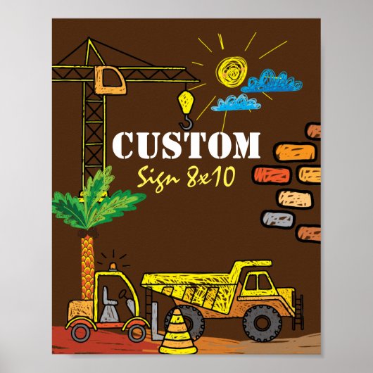 Aangepast bouwteken poster (Voorkant)