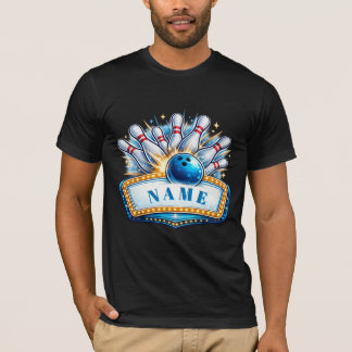 Aangepast bowlen t-shirt