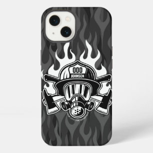Aangepast brandweerman reddingsbrandweerkazerne iPhone 13 hoesje