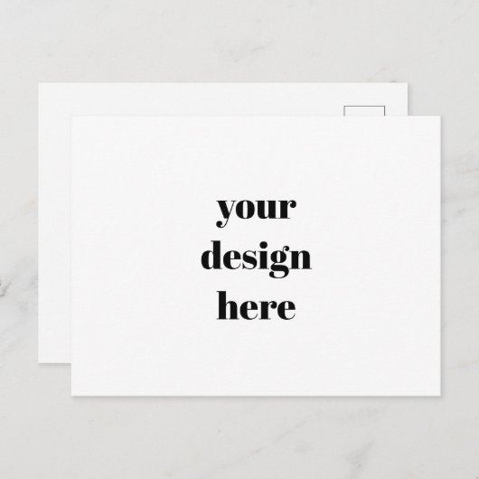 Aangepast Briefkaart (Voorkant / Achterkant)