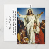 Aangepast Briefkaart "Kom naar mij" (Voorkant / Achterkant)