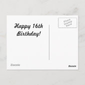 Aangepast Briefkaart roze Cake (Achterkant)