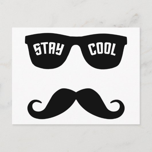 AANgepast briefkaart STAY COOL (Voorkant)