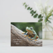 Aangepast Briefkaart Tekstkikker (Staand voorkant)