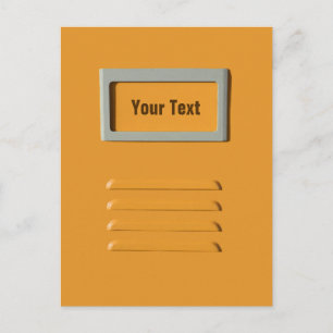 Aangepast briefkaart voor archiefkast