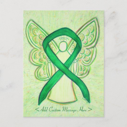 Aangepast Briefkaart voor groene bewustwording Rib (Voorkant)